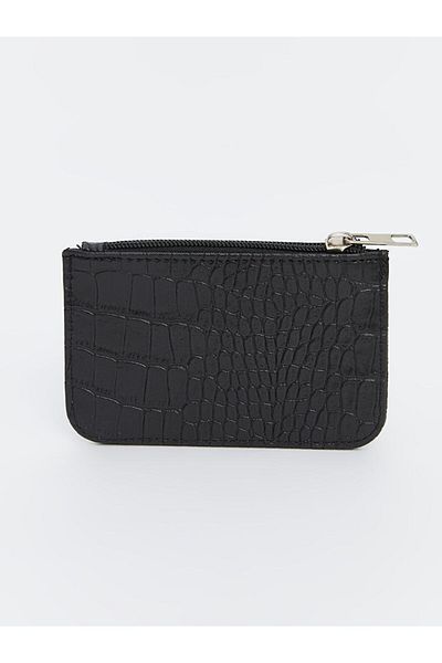 LC Waikiki Black Leather Look Women's Wallet