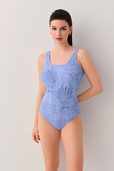 SUWEN Seashell Thick Strap Swimsuit