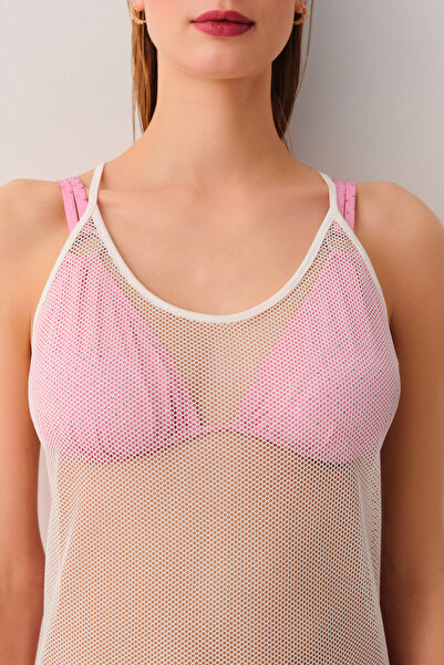 SUWEN Magnolia Plaj Elbisesi