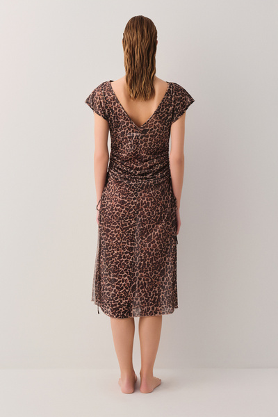 SUWEN Nina Tulle Beach Dress