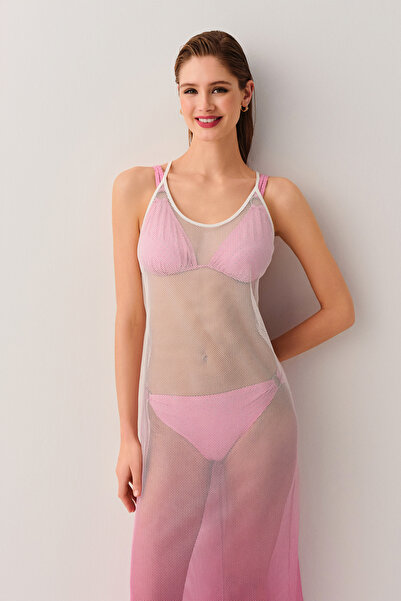 SUWEN Magnolia Plaj Elbisesi