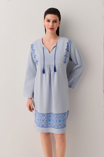 SUWEN Etamine Short Beach Dress
