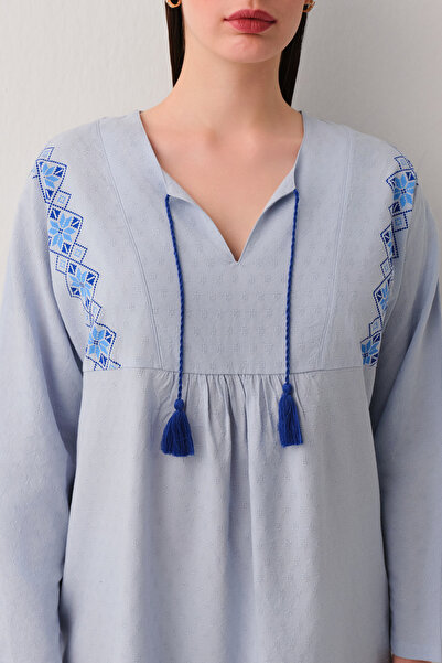 SUWEN Etamine Short Beach Dress