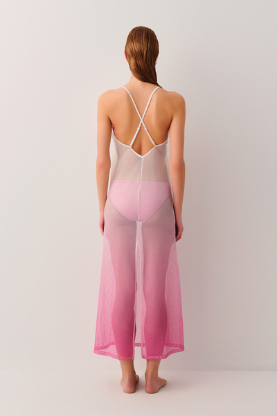 SUWEN Magnolia Plaj Elbisesi