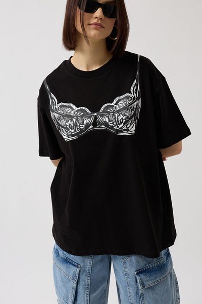 Moka Shopin Mokashopin Printed Oversize T-Shirt