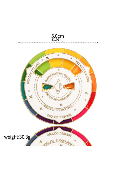 Choice X00368-02 بروش طاقة تحويل مزاجي مضحك، دبوس اجتماعي، بطارية، قرص دوار، ...