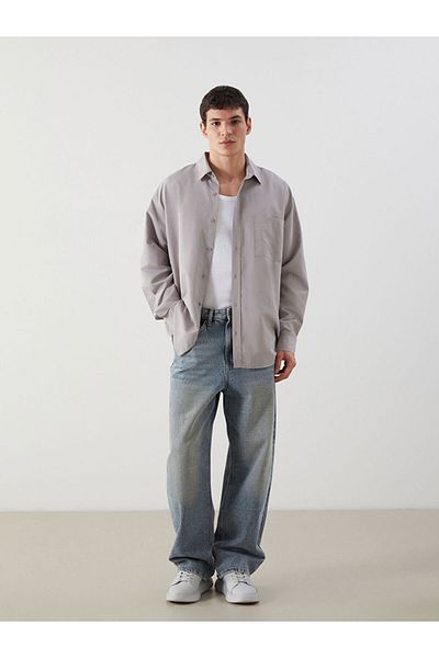 LC Waikiki LCW Comfortable Fit Long Sleeve Men's Shirt