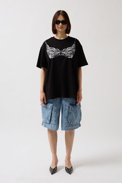 Moka Shopin Mokashopin Printed Oversize T-Shirt