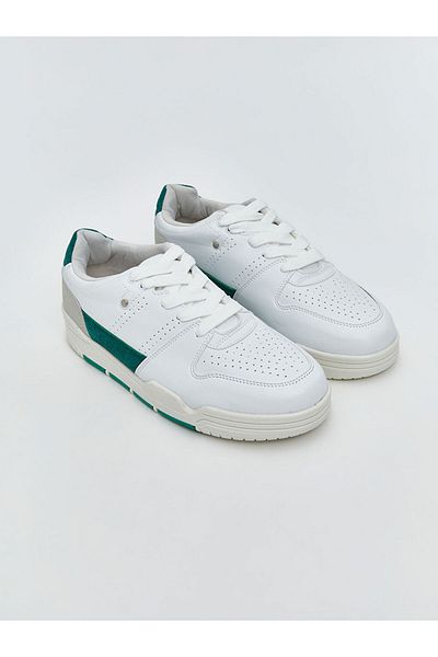 LC Waikiki Lcw Steps White Lace-Up Men's Sneakers