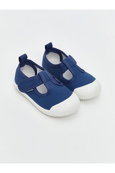LC Waikiki Pantofi pentru primii pasi LCW STEPS Indigo Velcro pentru bebelusi