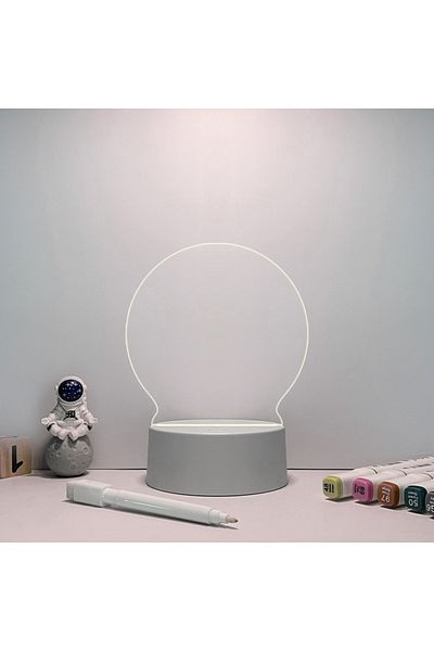 Choice B Changing Note Board Night Light Diy Creative Led Usb Message Holiday Light With Pen Gift For Home.