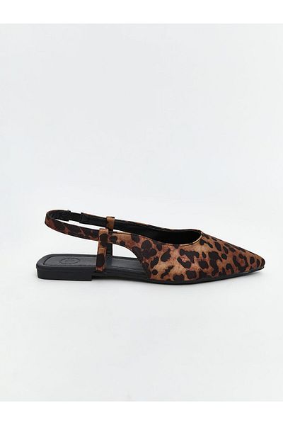 LC Waikiki Lcw Steps Mixed Leopard Print Women's Ballerinas
