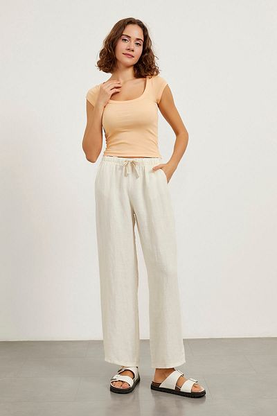 Arma Life Tricou Crop cu mânecă scurtă pentru femei, cu guler de piscină