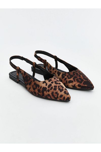 LC Waikiki Lcw Steps Mixed Leopard Print Women's Ballerinas
