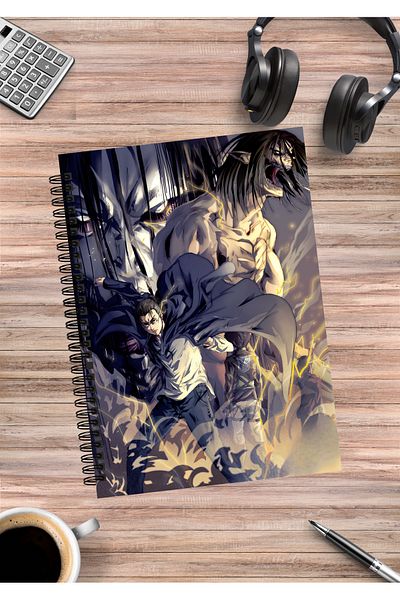 mertfigur Attack on Titan Anime Spiral Notebook (50 Sheets)