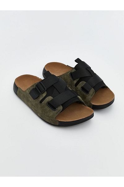 LC Waikiki Suede Look Men's Slippers