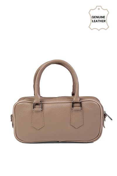 Mio Gusto Genuine Leather Mink Color Hand and Shoulder Women's Bag