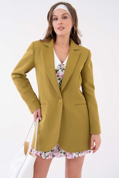 Saade Παλτό Oil Green Blazer