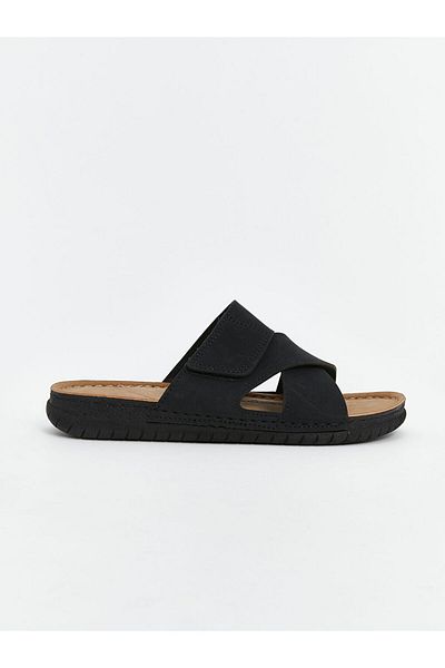 LC Waikiki Ανδρικές παντόφλες New Season Cross Banded Velcro - S5CT46Z8