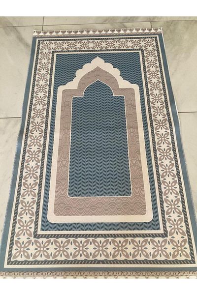 Savana Hajj Umrah Gift Prayer Rug Non-Slip Base 70X120