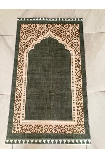 Savana Hajj Umrah Gift Prayer Rug Non-Slip Base 70X120