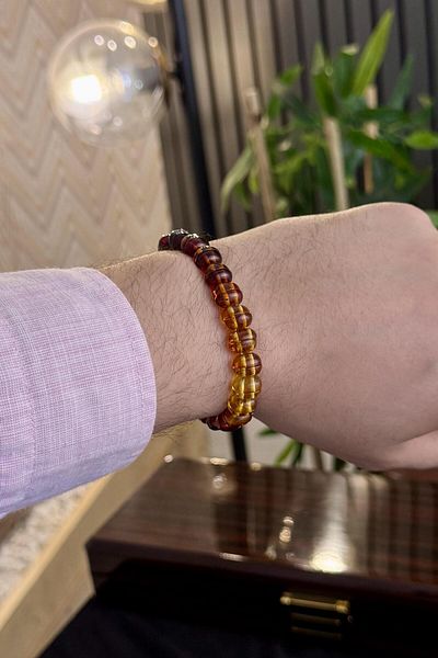dergah tesbih Country Color Drop Amber Bracelet