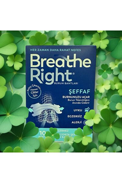Breath Breathe Right Burun Bandu Şeffaf