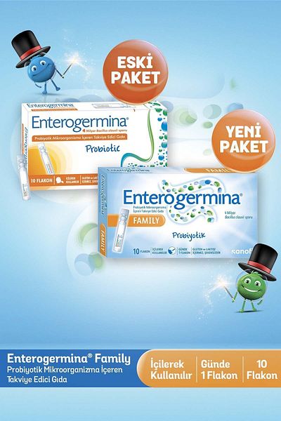 Enterogermina 5 Pieces 5 ml 10 Flaka 属家族水