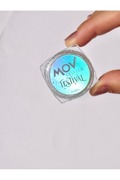 MOV Pearl Festival No:1 - High Brightness and Durability, Glitter Cream with Hologram