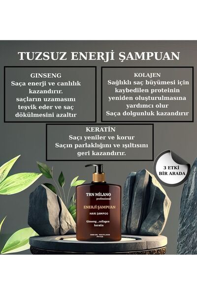 TRN MİLANO Enerji Şampuan 500 ml