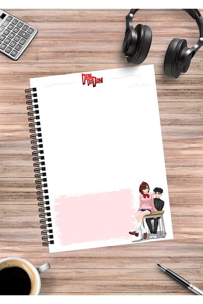 mertfigur Dandadan Anime Spiral Notebook A5 (50 Sheets)