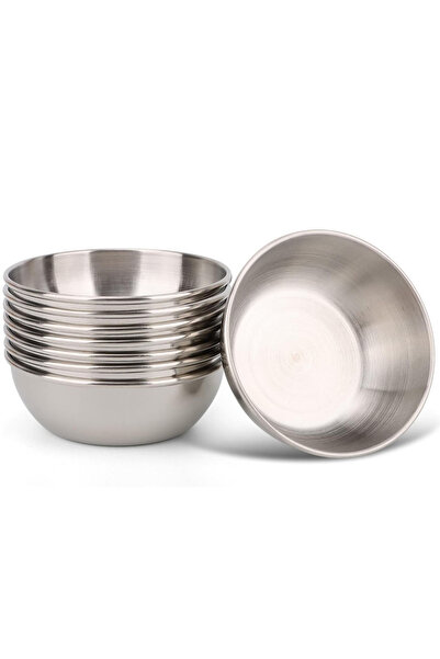 Binbirreyon Sauce Bowl Set 12 Pcs 18/8 Stainless Steel 6,2X2,2Cm Ra420