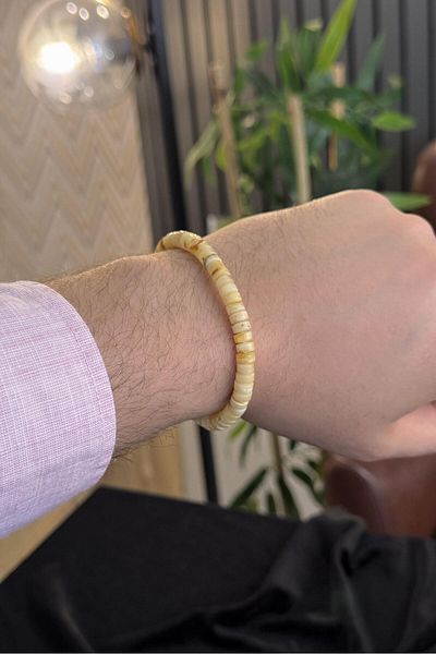 dergah tesbih Special Design Drop Amber Bracelet