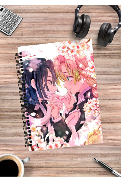 mertfigur Demon Slayer Anime Spiral Notebook A5 (50 Sheets)