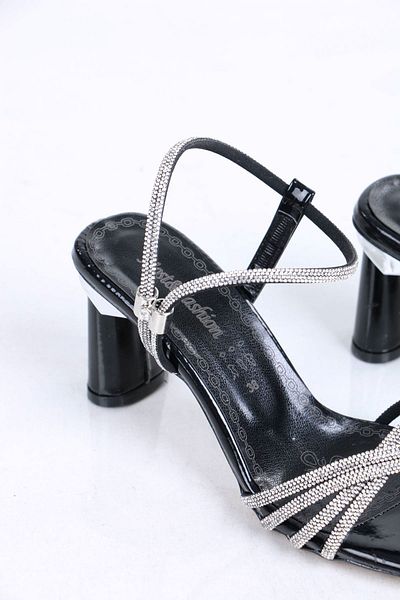 sefayol Pantofi de damă cu toc Berty Black Stone