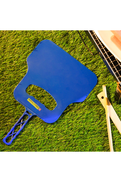 ROYALFORD مروحة يدوية للشواء، بلاستيك عالي الجودة، RF10387، ألوان متنوعة