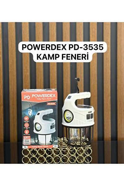 powerdex Prorfosyonel Kamp Lambası Şık Tasarım 3 Modlu Işık