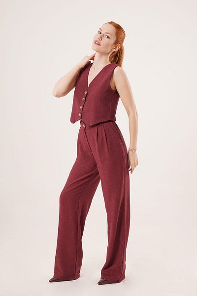 LOKADI Women's Vest Pants 2 Piece Set