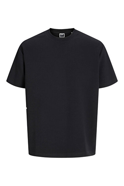 Jack & Jones Jcokınetıc Small Prınt Tee Ss Crew Ln Siyah Erkek T-Shirt 12265429