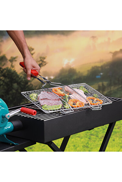 ROYALFORD شواية باربيكيو بمقبض خشبي 37×24×60 سم RF10389