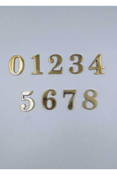 Kalender Döküm Brass Number 4cm Nail No:1