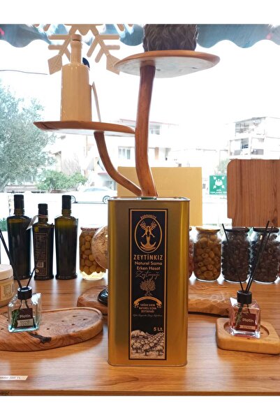 Zeytinkız Organik Erken Hasat Natürel Soğuk Sıkım 0.5 Asit Zeytinyağı 5 Litre