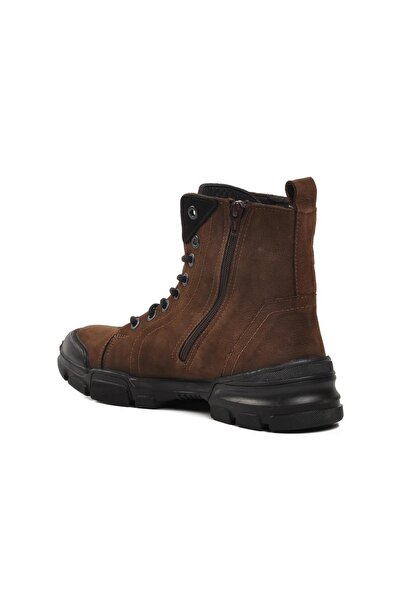 Hammer Jack Bonn 102 21520 Brown Nubuck Γνήσιο δέρμα Ανδρικές Μπότες με Fleece Εσωτερικά