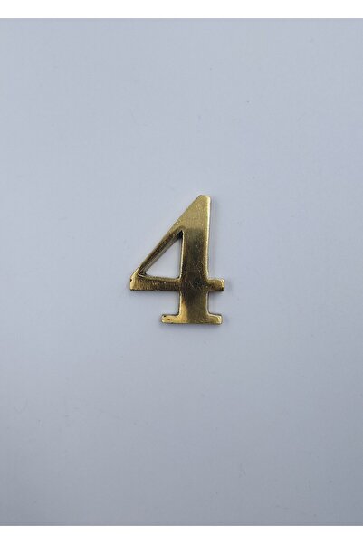 Kalender Döküm Brass Number 4cm Nail No:4