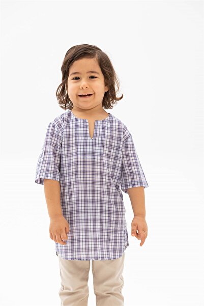 Eliş Şile Bezi Короткий рукав, шильська тканина, велосипедний комір, літній д...