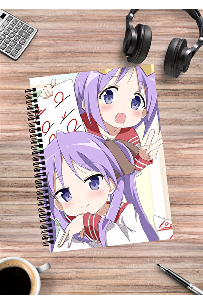 mertfigur Caiet cu spirală Lucky Star Anime A5 (50 coli)