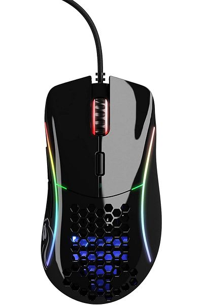 Glorious Model D- Wired Mouse, 61g, RGB, Glossy Black