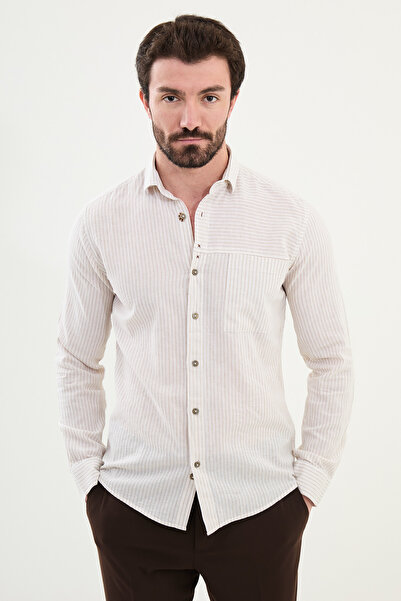 Mcr Надмірно тепла сорочка з невеликим коміром знизу