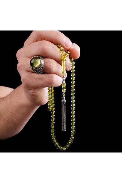 TESBİHCİBABA Prayer Grains - Caribbean Amber Prayer Rosary
