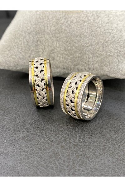 Nayla Jewellery Elişçiliği örgü model alyans gümüş